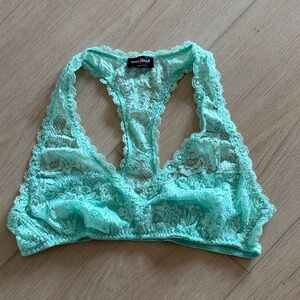 Cosabella Bright Minty Green Lace Racer Back Bralette